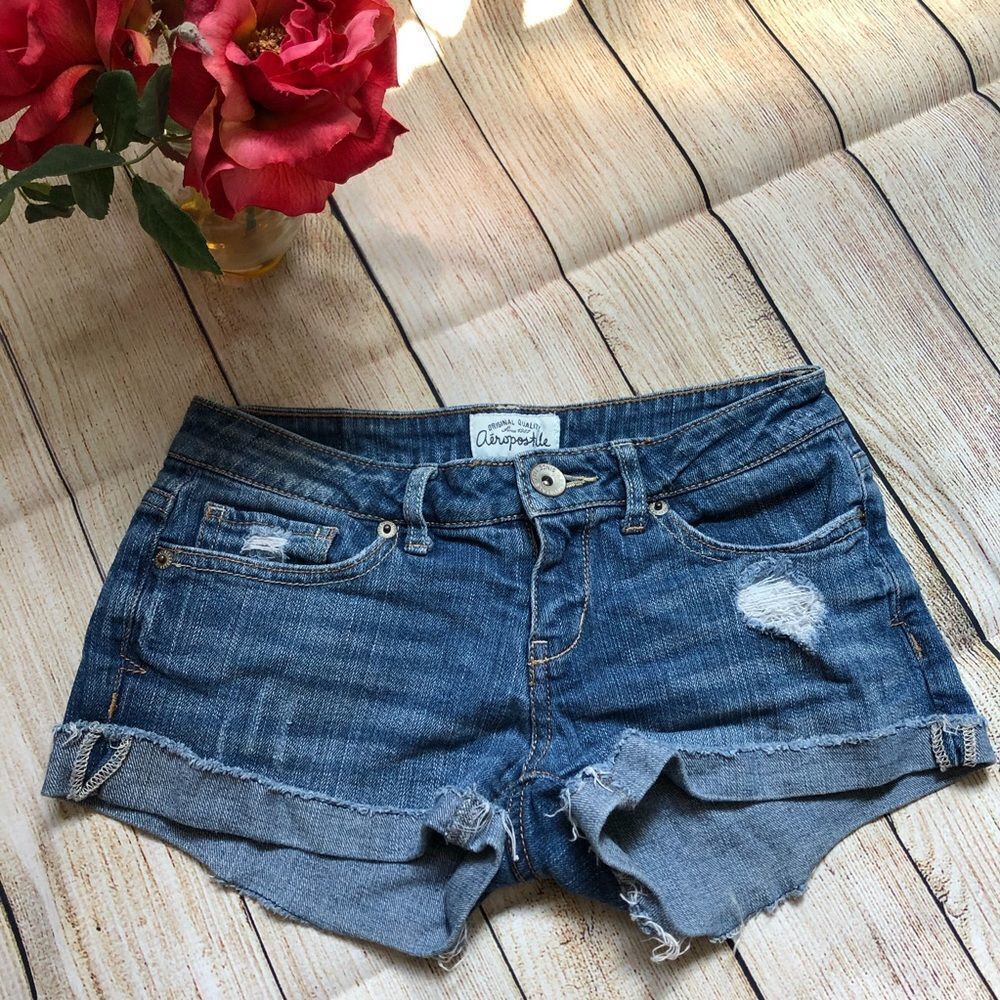 Aeropostale Denim Shorts, Size 00